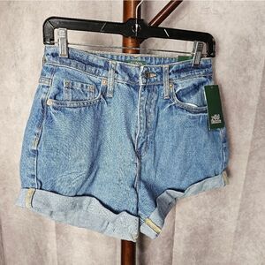Women's Super High Rise Rolled Cuff Mom Jeans Size 4‎
